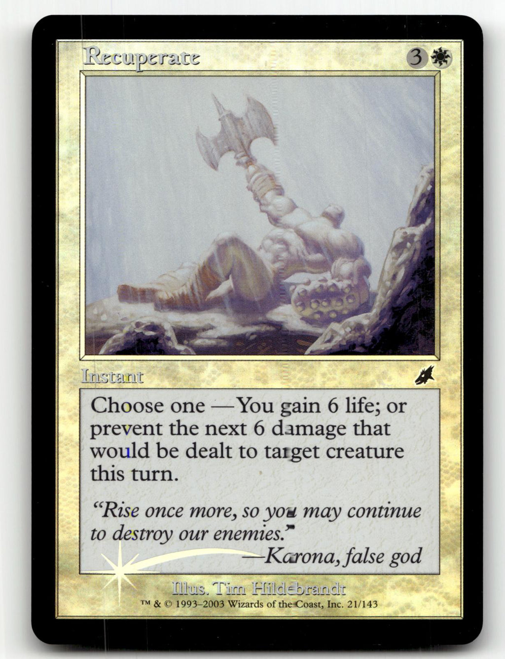 Recuperate 21 Common Scourge Magic: The Gathering Foil Near Mint