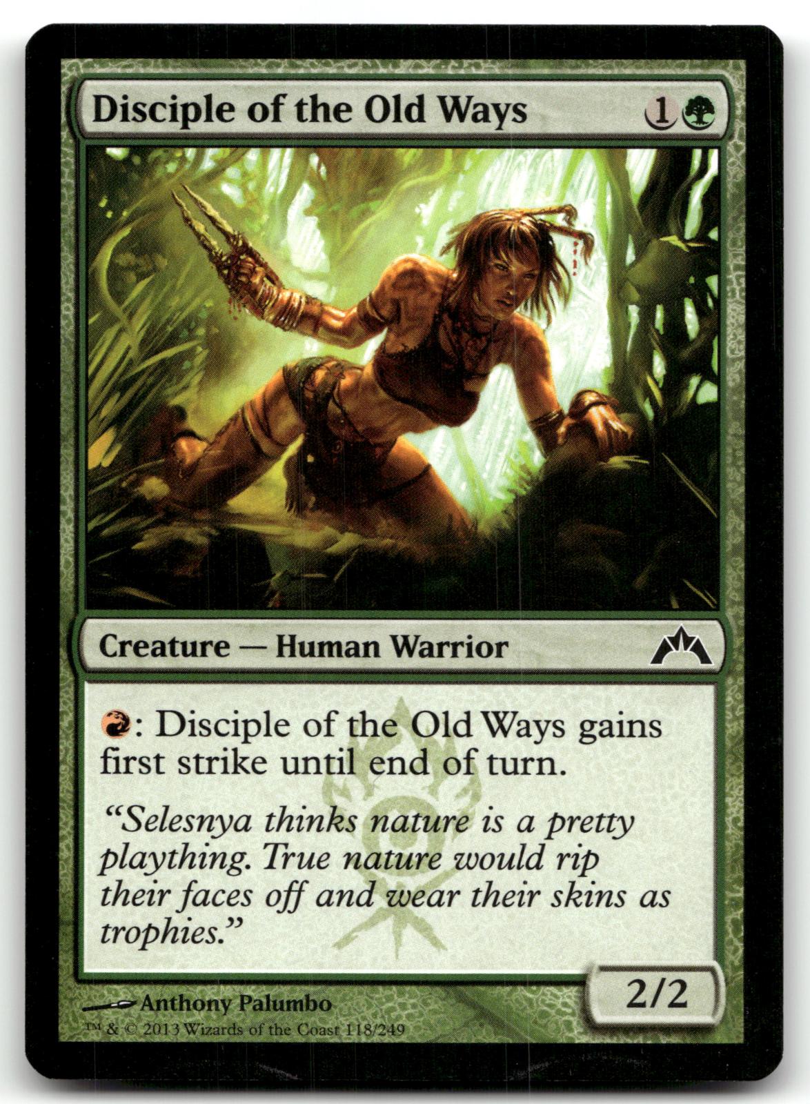 Disciple of the Old Ways 118 Common Gatecrash Magic: The Gathering Near Mint