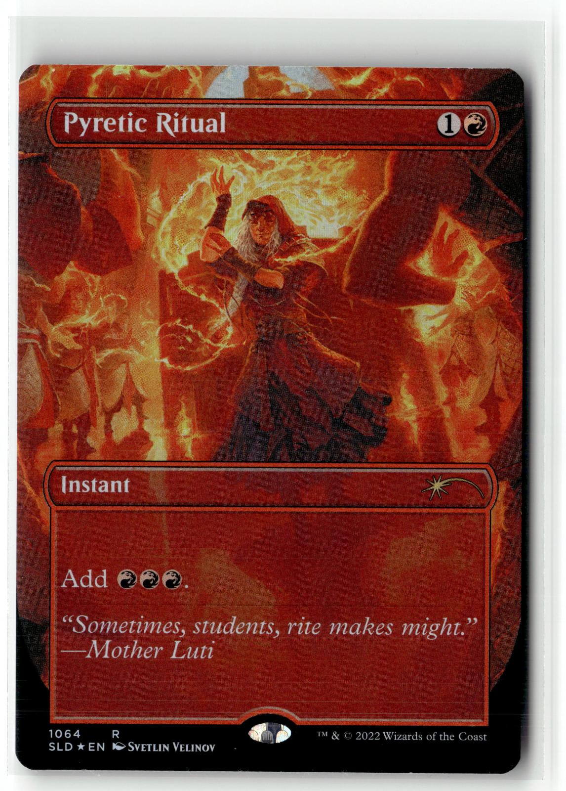 Pyretic Ritual 1064 Rare Secret Lair Drop Series Magic: The Gathering Foil NM
