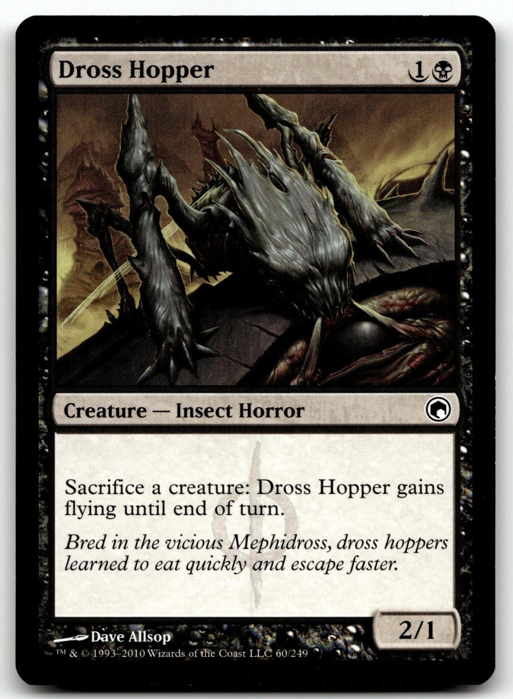 Dross Hopper 60 Common Scars of Mirrodin Magic: The Gathering Near Mint