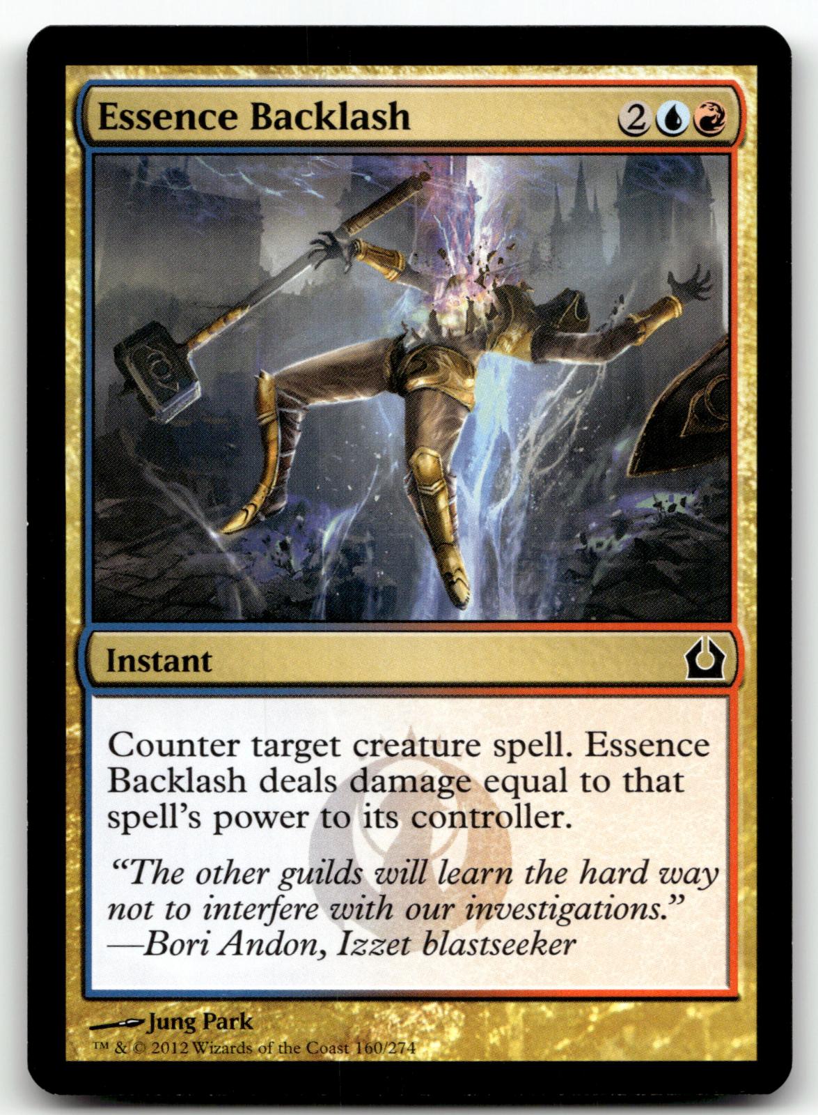 Essence Backlash 160 Common Return to Ravnica Magic: The Gathering Near Mint