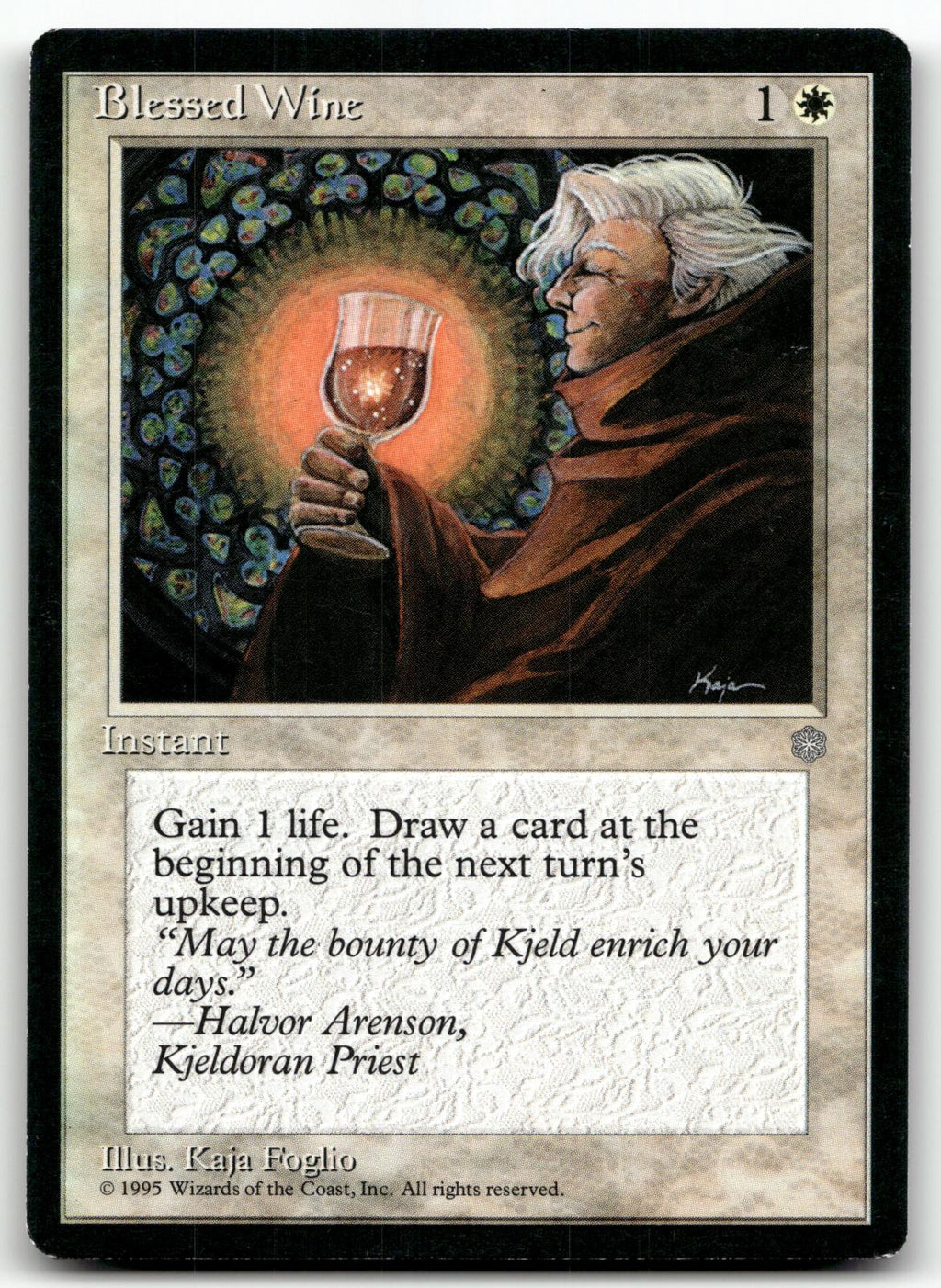 Blessed Wine Common Ice Age Magic: The Gathering Near Mint
