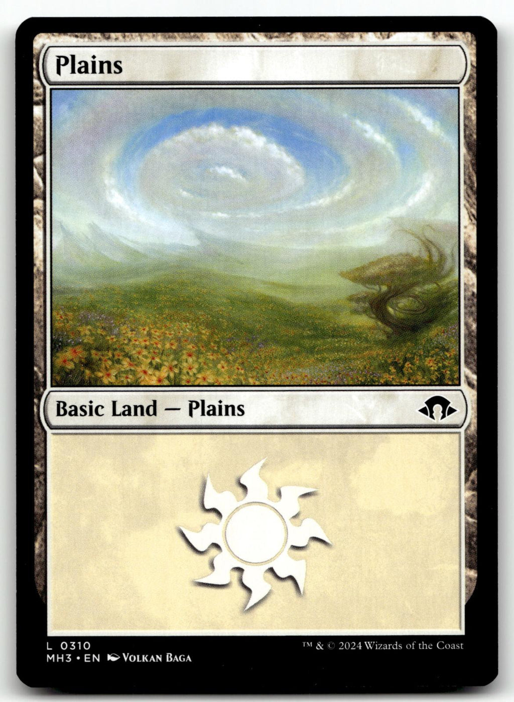 Plains (0310) 310 Land Modern Horizons 3 Magic: The Gathering Near Mint