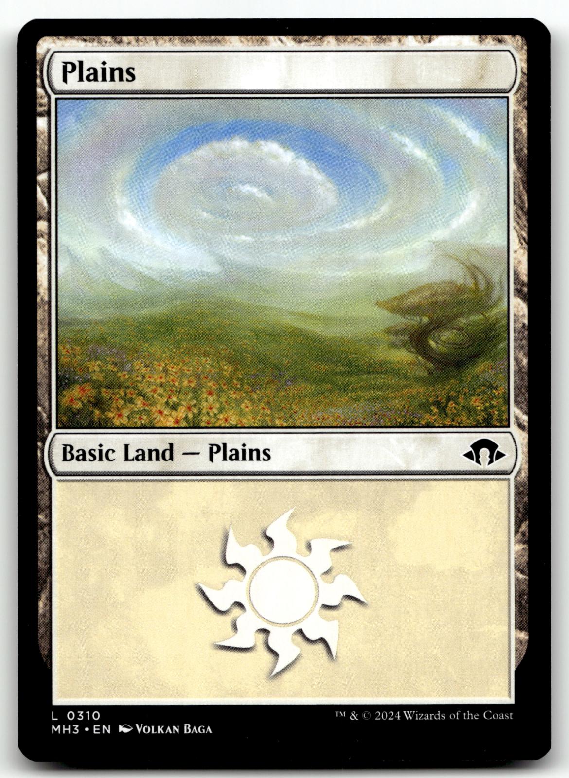 Plains (0310) 310 Land Modern Horizons 3 Magic: The Gathering Near Mint