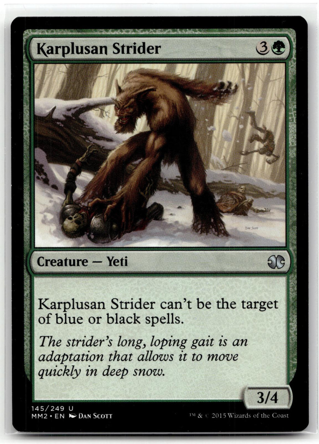 Karplusan Strider 145 Uncommon Modern Masters 2015 Magic: The Gathering NM