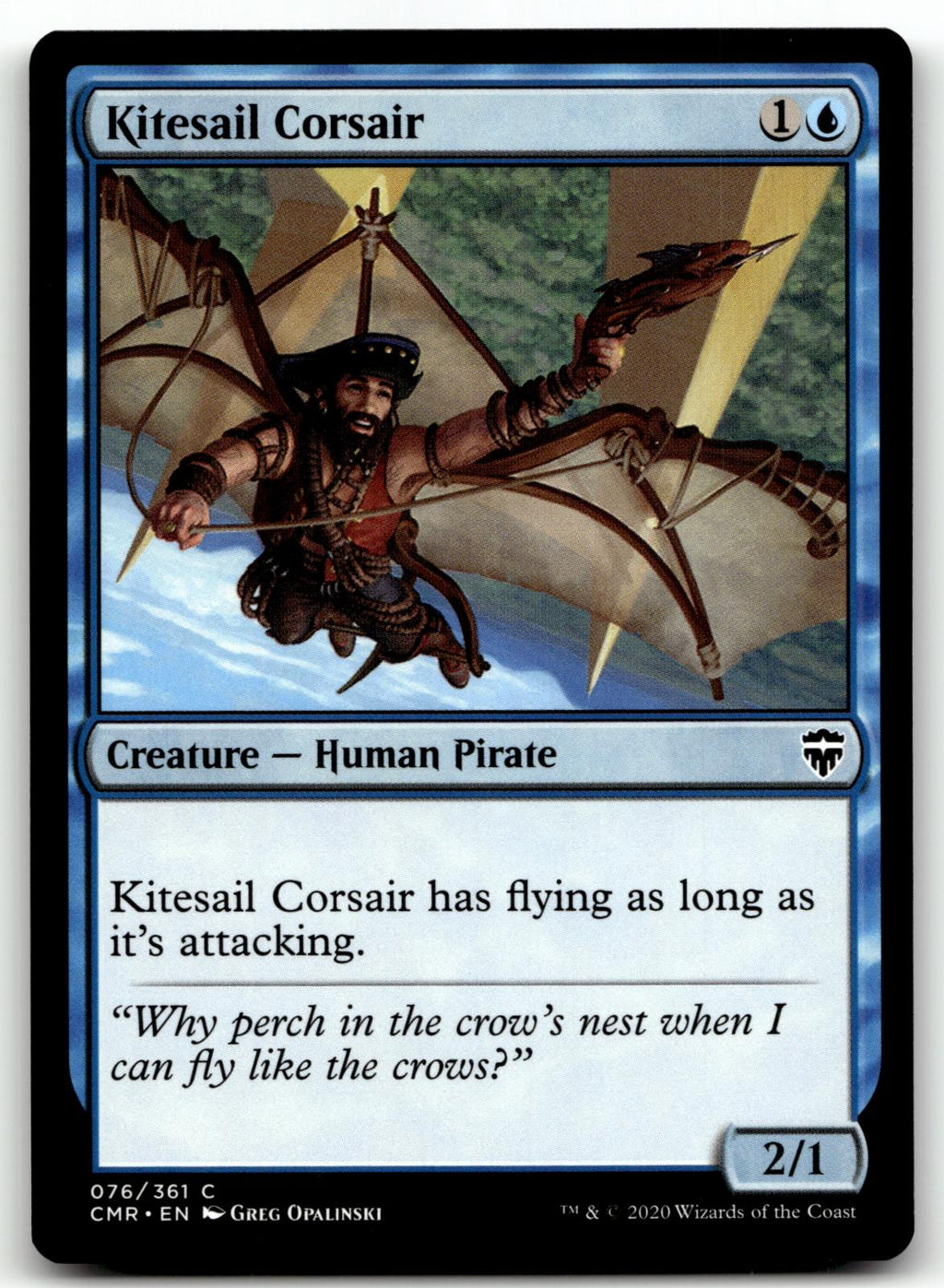 Kitesail Corsair 76 Common Commander Legends Magic: The Gathering Near Mint