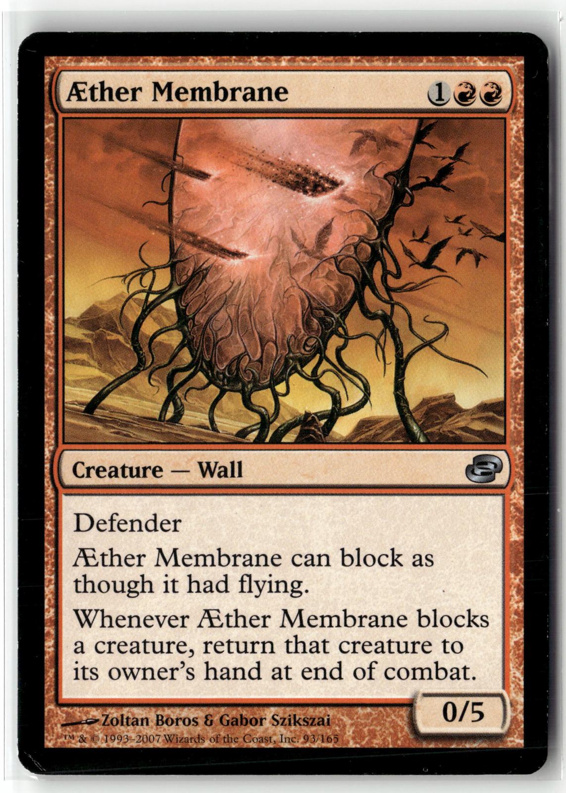 Aether Membrane 93 Uncommon Planar Chaos Magic: The Gathering Near Mint
