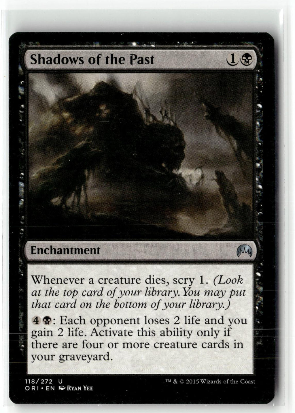 Shadows of the Past 118 Uncommon Magic Origins Magic: The Gathering Near Mint