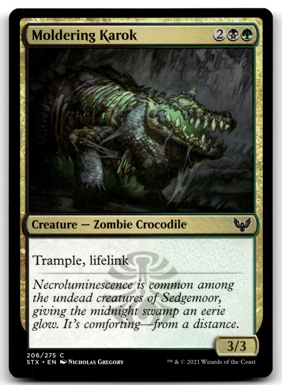 Moldering Karok 206 Common Strixhaven: School of Mages Magic: The Gathering NM