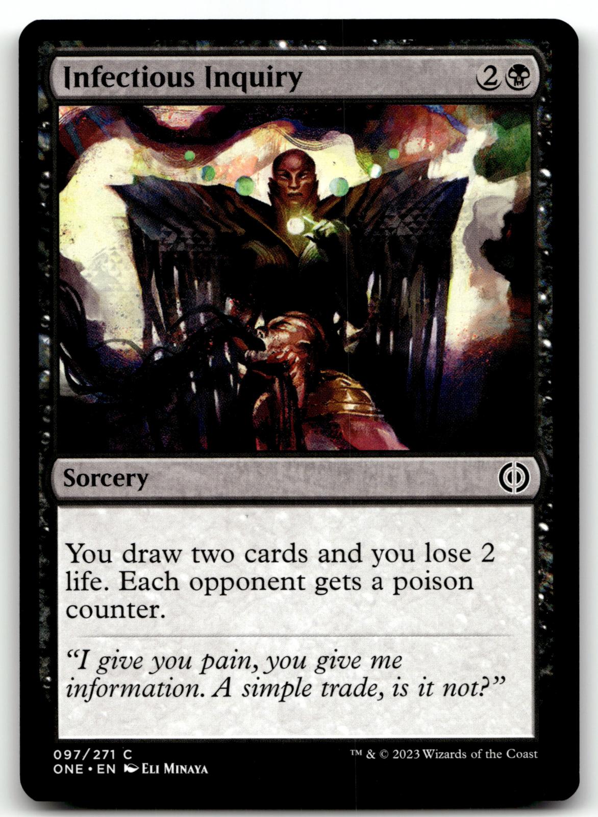 Infectious Inquiry 97 Common Phyrexia: All Will Be One Magic: The Gathering NM