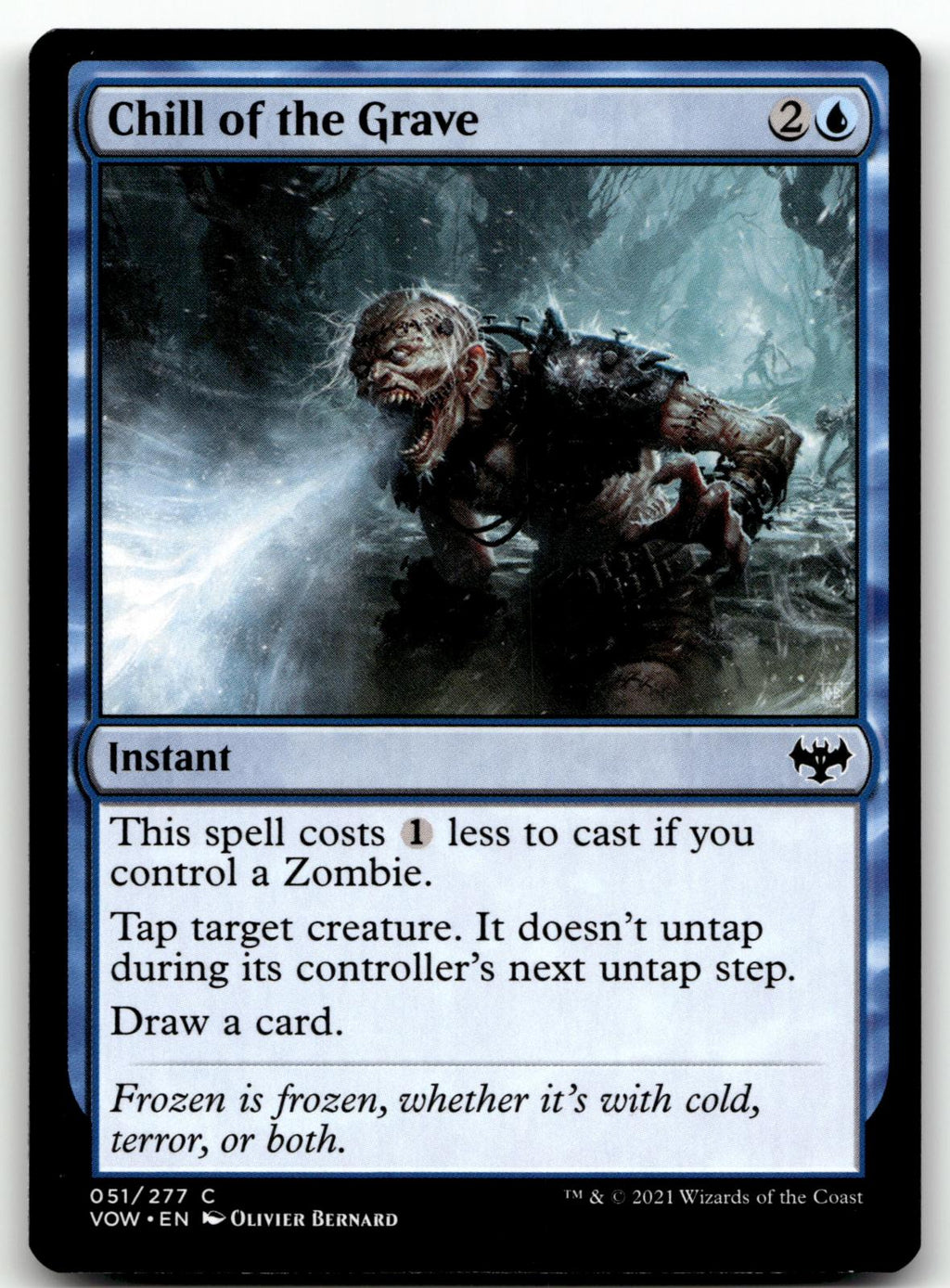 Chill of the Grave 51 Common Innistrad: Crimson Vow Magic: The Gathering NM