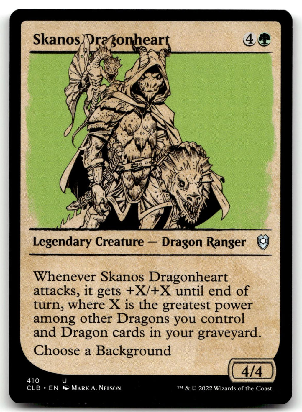 Skanos Dragonheart (Showcase) 410 Commander Legends: Battle for Baldur's Gate