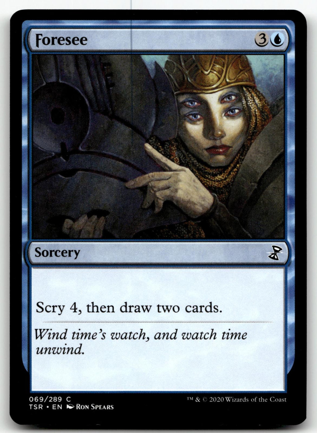 Foresee 69 Common Time Spiral: Remastered Magic: The Gathering Near Mint