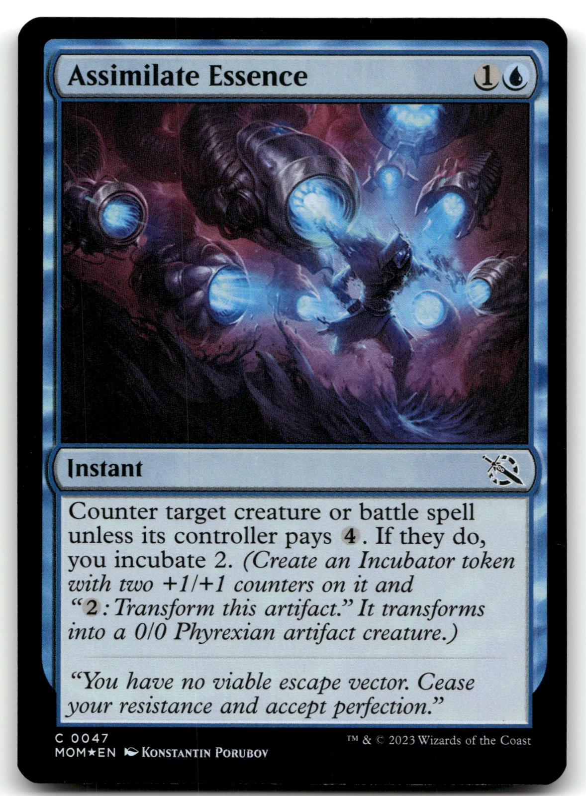 Assimilate Essence 47 Common March of the Machine Magic: The Gathering Foil NM