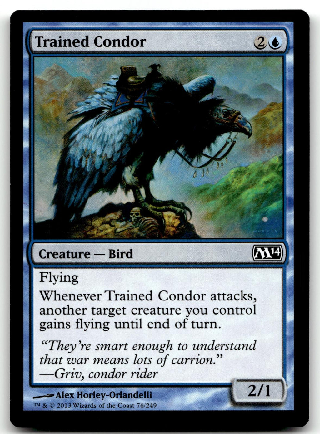 Trained Condor 76 Common Magic 2014 (M14) Magic: The Gathering Near Mint