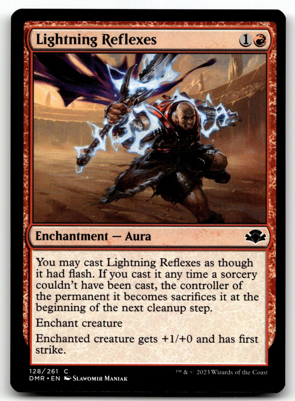 Lightning Reflexes 128 Common Dominaria Remastered Magic: The Gathering NM
