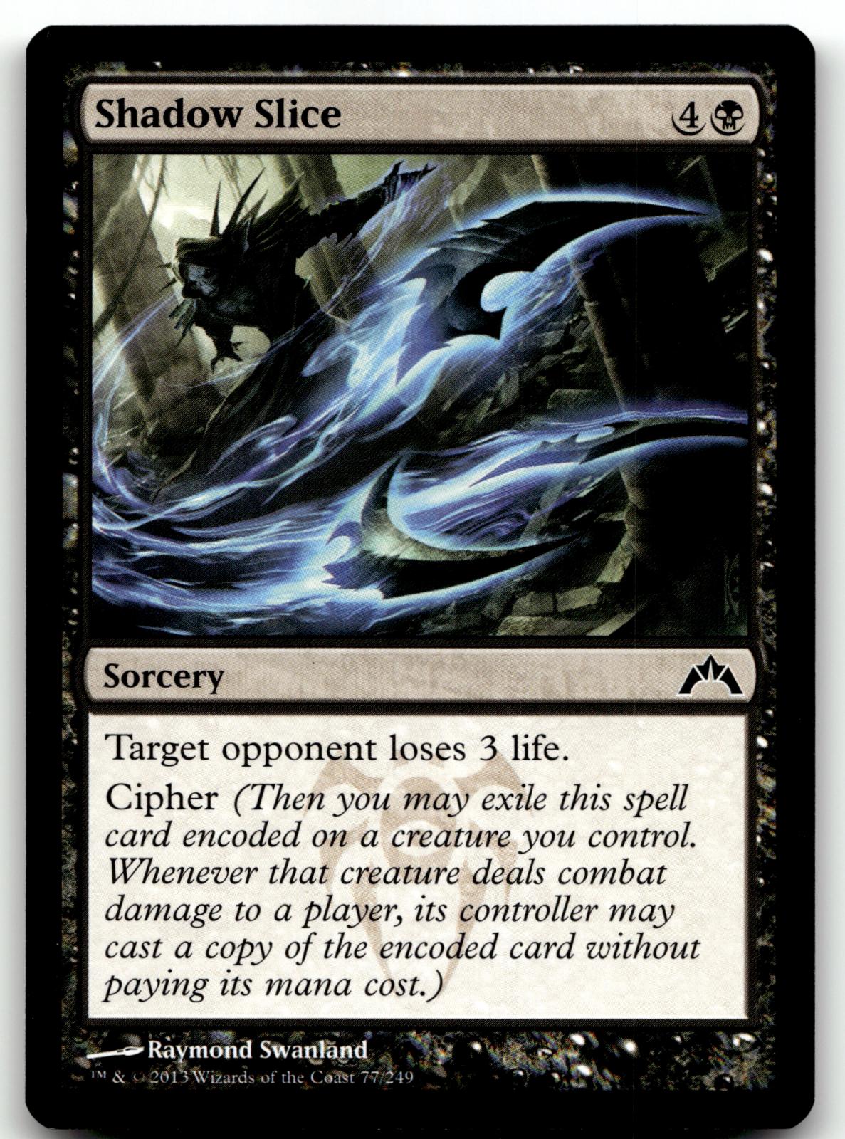 Shadow Slice 77 Common Gatecrash Magic: The Gathering Near Mint