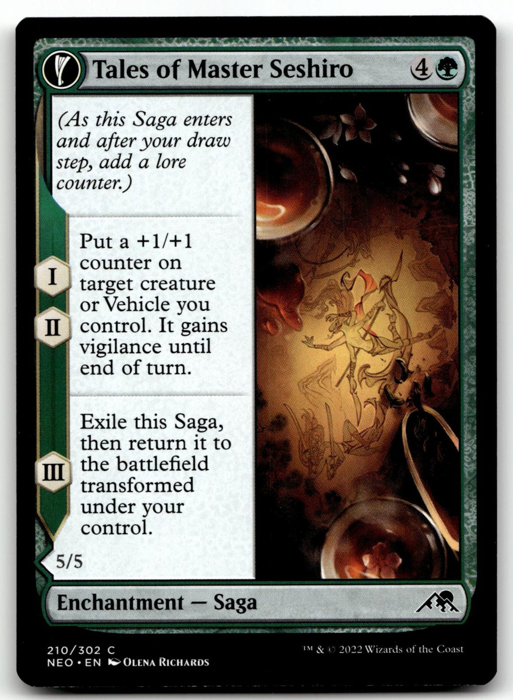 Tales of Master Seshiro 210 Kamigawa: Neon Dynasty Magic: The Gathering NM