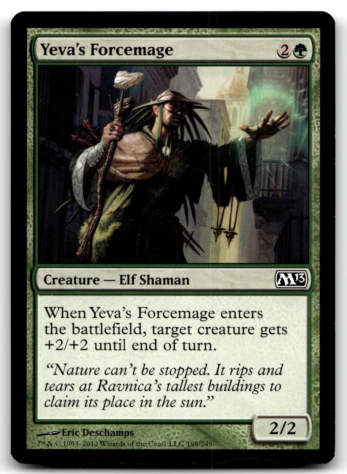 Yeva's Forcemage 198 Common Magic 2013 (M13) Magic: The Gathering Near Mint