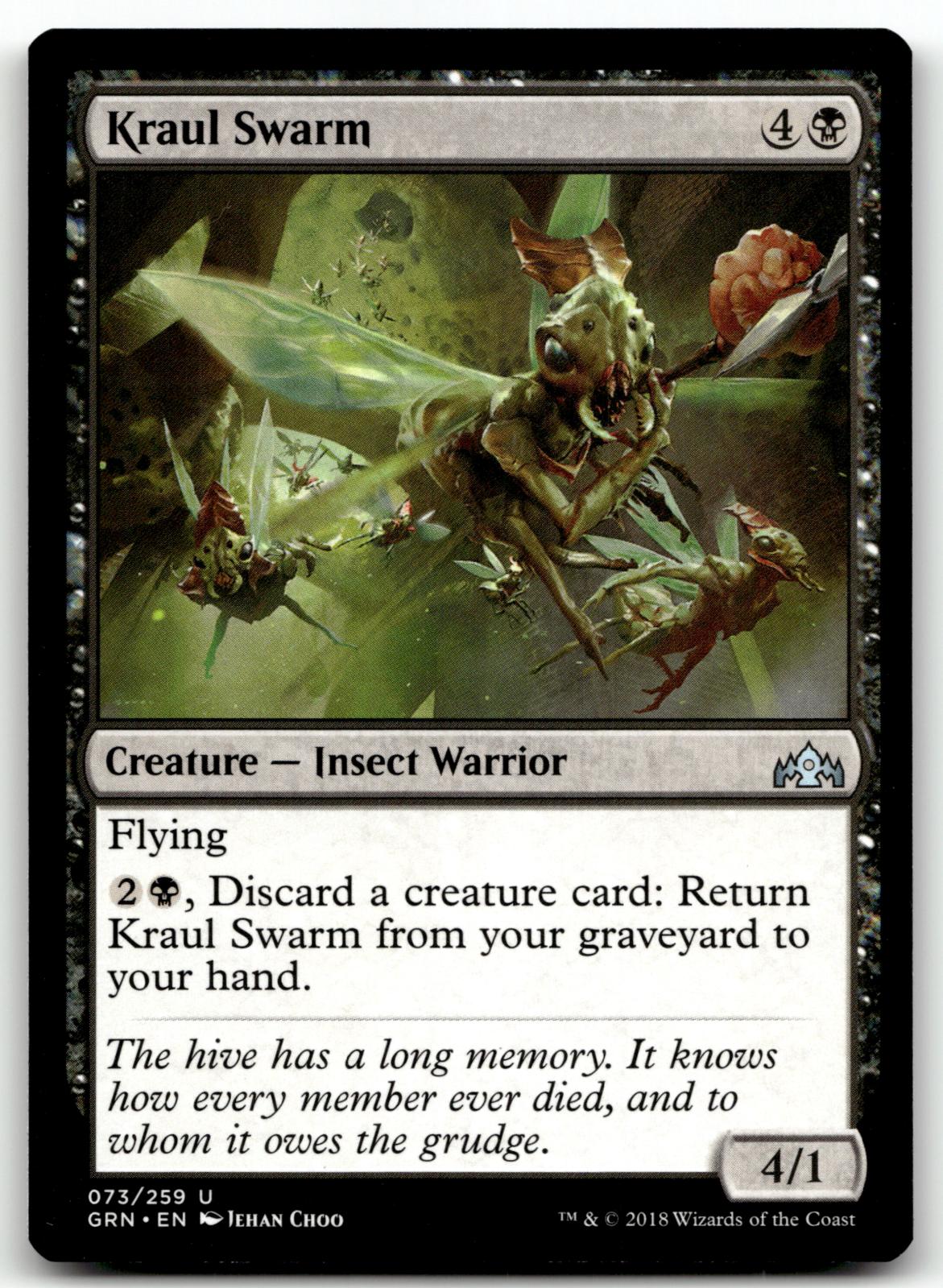 Kraul Swarm 73 Uncommon Guilds of Ravnica Magic: The Gathering Near Mint