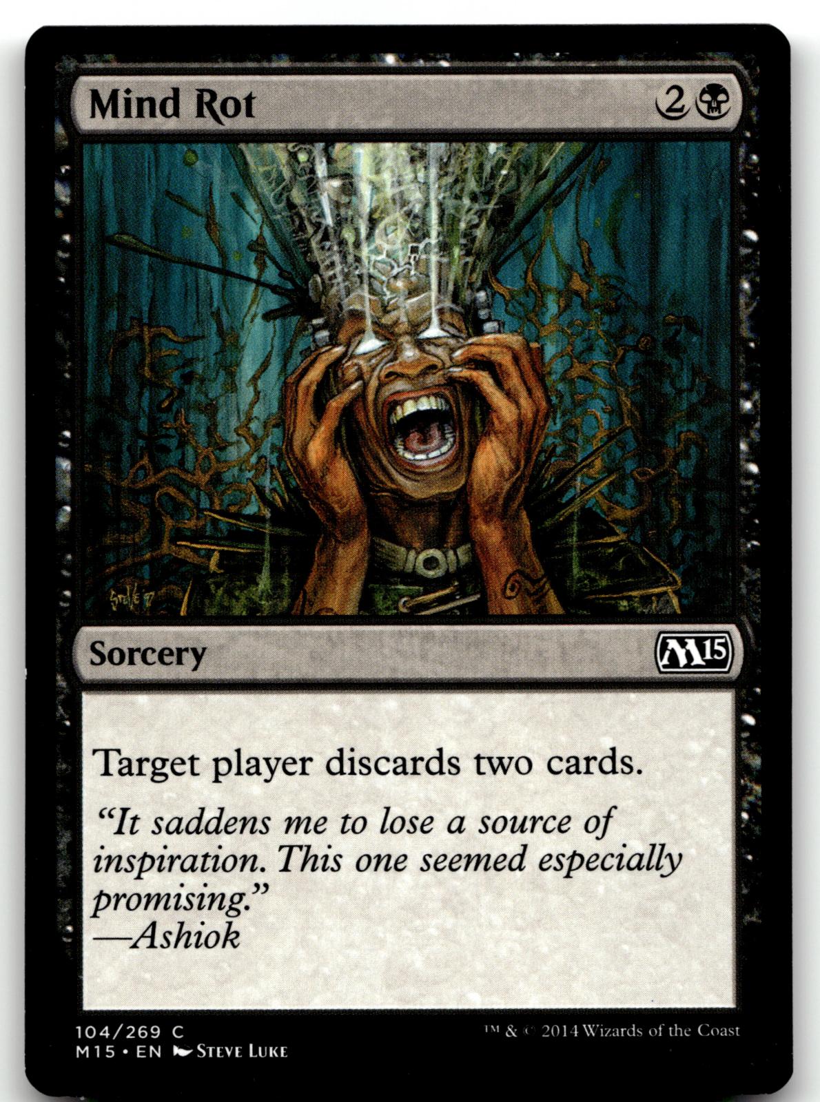 Mind Rot 104 Common Magic 2015 (M15) Magic: The Gathering Near Mint