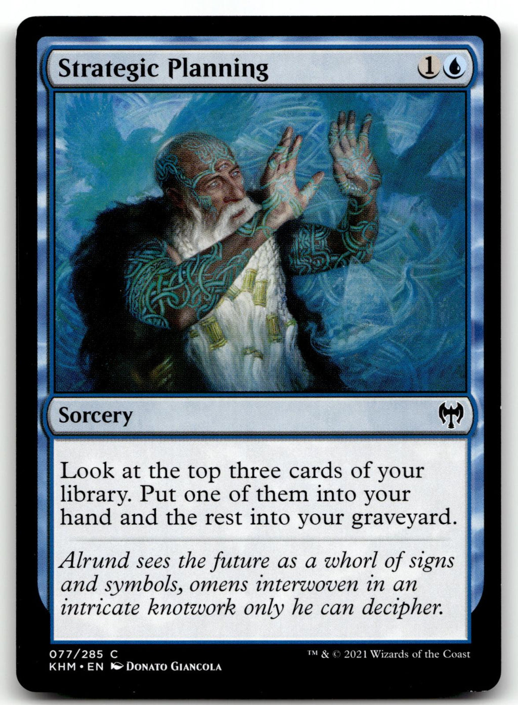 Strategic Planning 77 Common Kaldheim Magic: The Gathering Near Mint