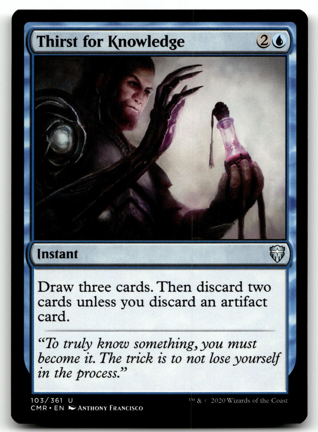 Thirst for Knowledge 103 Uncommon Commander Legends Magic: The Gathering NM
