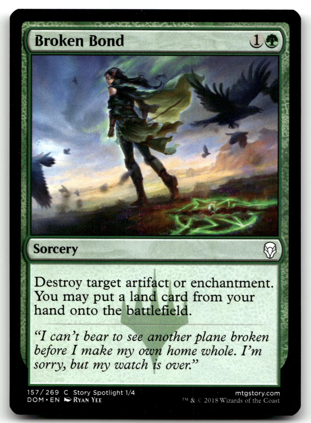 Broken Bond 157 Common Dominaria Magic: The Gathering Near Mint