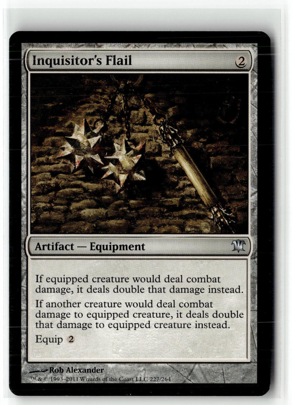 Inquisitor's Flail 227 Uncommon Innistrad Magic: The Gathering Near Mint