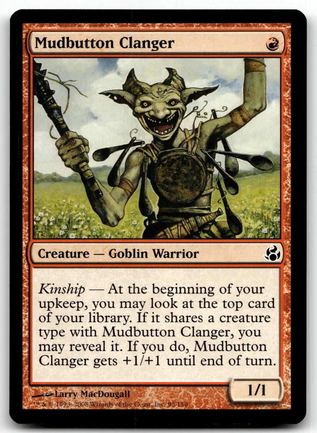 Mudbutton Clanger 95 Common Morningtide Magic: The Gathering Near Mint
