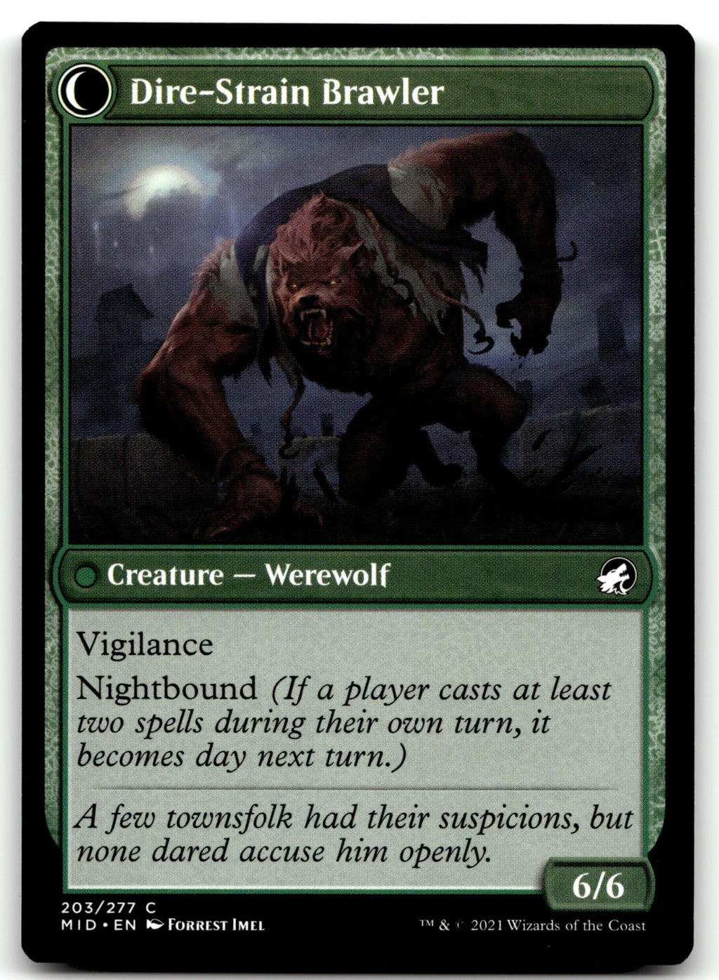 Tireless Hauler 203 Common Innistrad: Midnight Hunt Magic: The Gathering NM