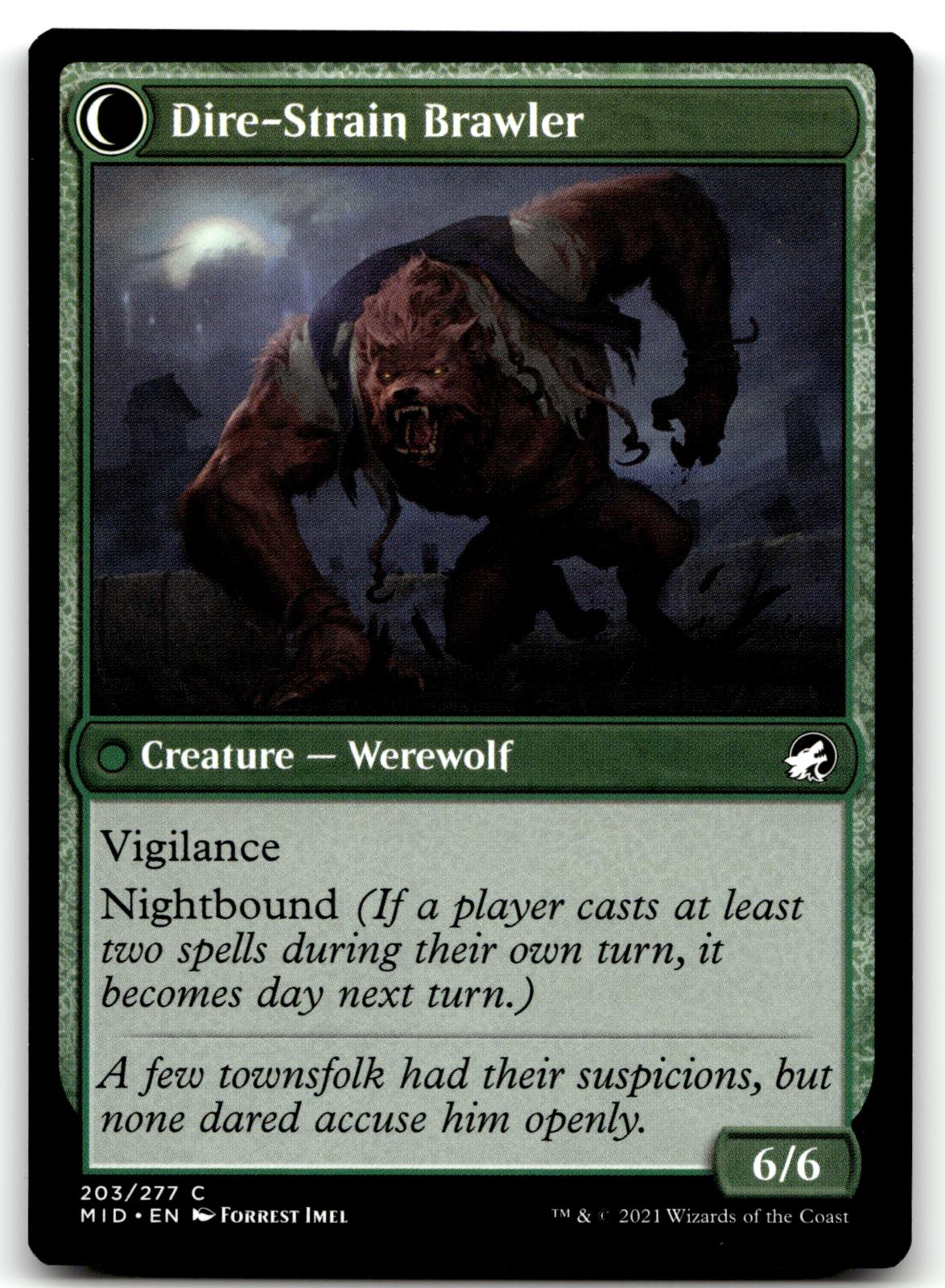 Tireless Hauler 203 Common Innistrad: Midnight Hunt Magic: The Gathering NM