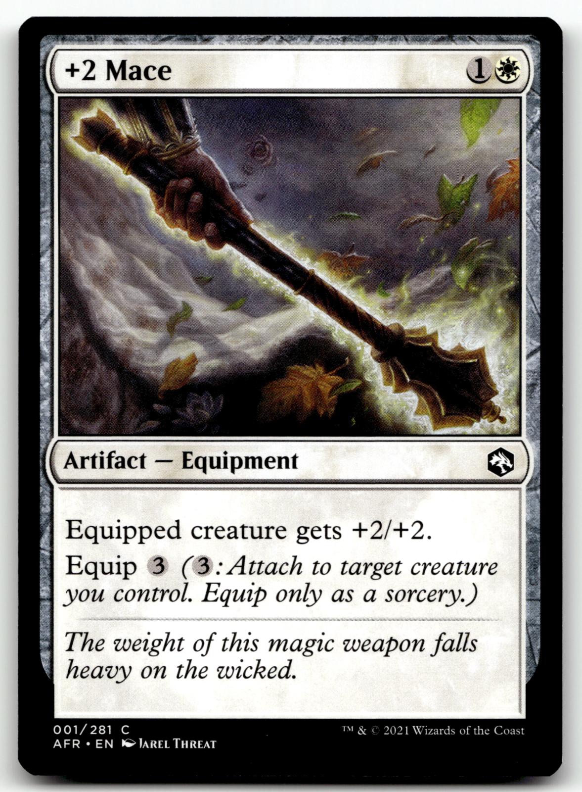+2 Mace 1 Common Adventures in the Forgotten Realms Magic: The Gathering NM