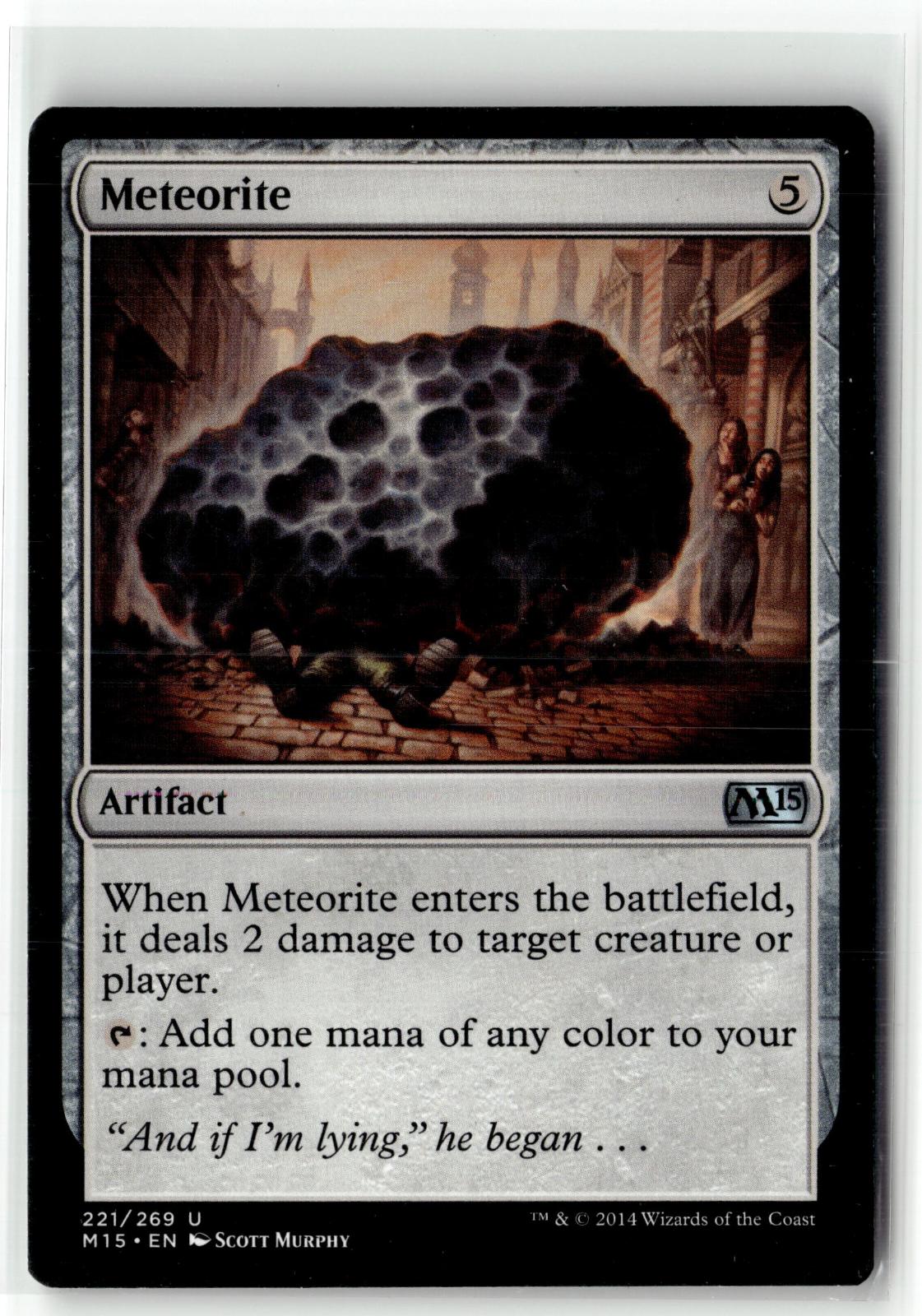 Meteorite 221 Uncommon Magic 2015 (M15) Magic: The Gathering Near Mint