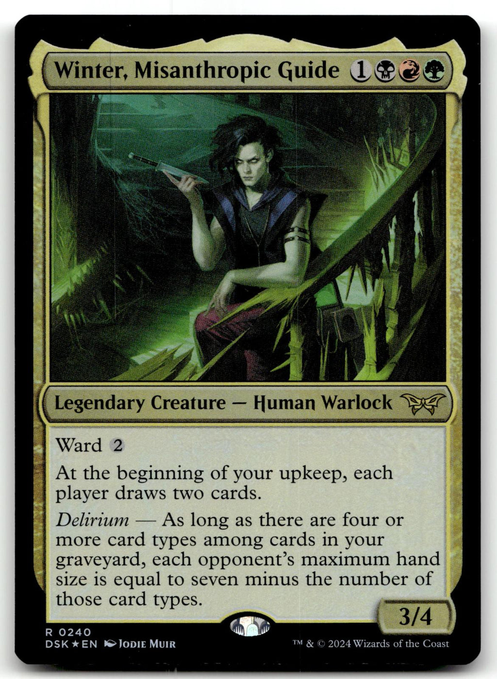 Winter, Misanthropic Guide 240 Duskmourn: House of Horror Magic: The Gathering Foil NM