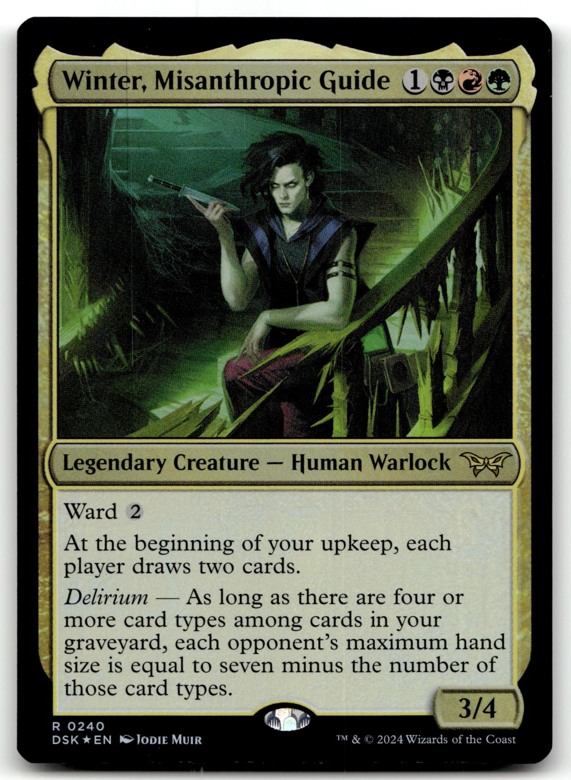 Winter, Misanthropic Guide 240 Duskmourn: House of Horror Magic: The Gathering Foil NM