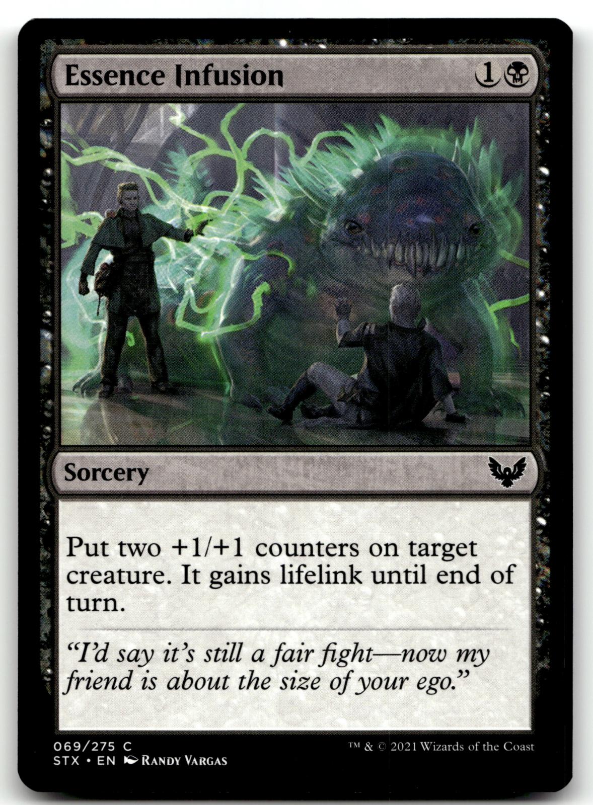 Essence Infusion 69 Common Strixhaven: School of Mages Magic: The Gathering NM