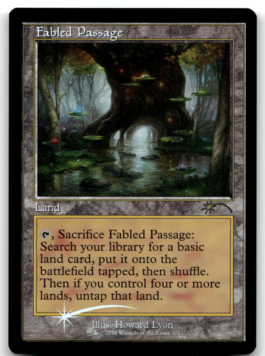 Fabled Passage (Retro Frame) 1 WPN & Gateway Promos Magic: The Gathering Foil NM
