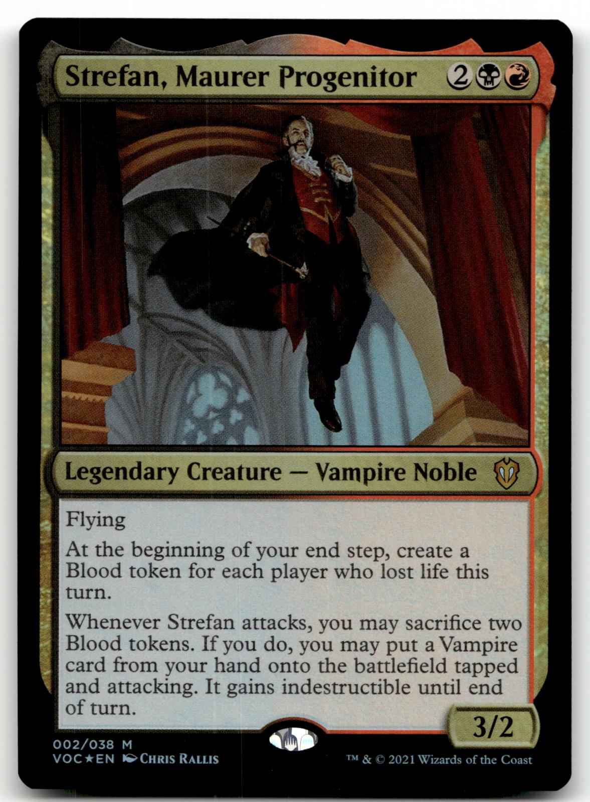 Strefan, Maurer Progenitor 2 Commander: Innistrad: Crimson Vow Magic: The Gathering Foil NM