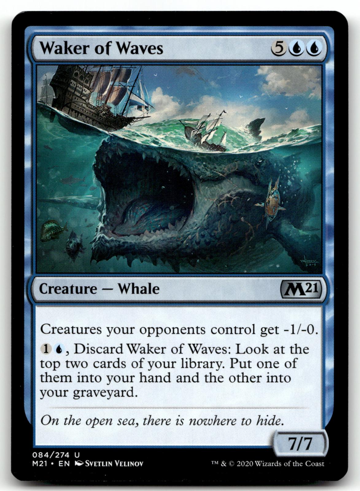 Waker of Waves 84 Uncommon Core Set 2021 Magic: The Gathering Near Mint