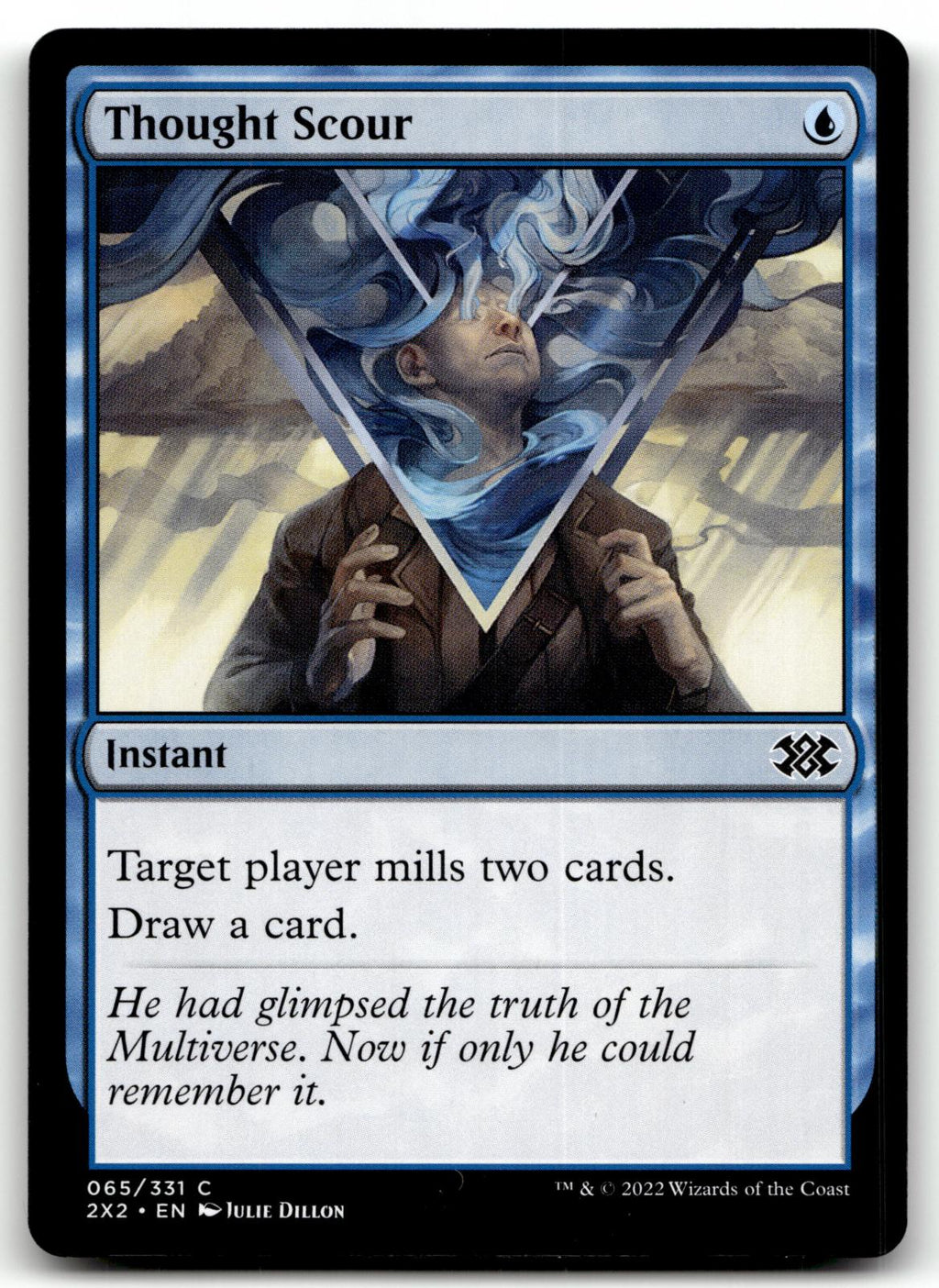 Thought Scour 65 Common Double Masters 2022 Magic: The Gathering Near Mint