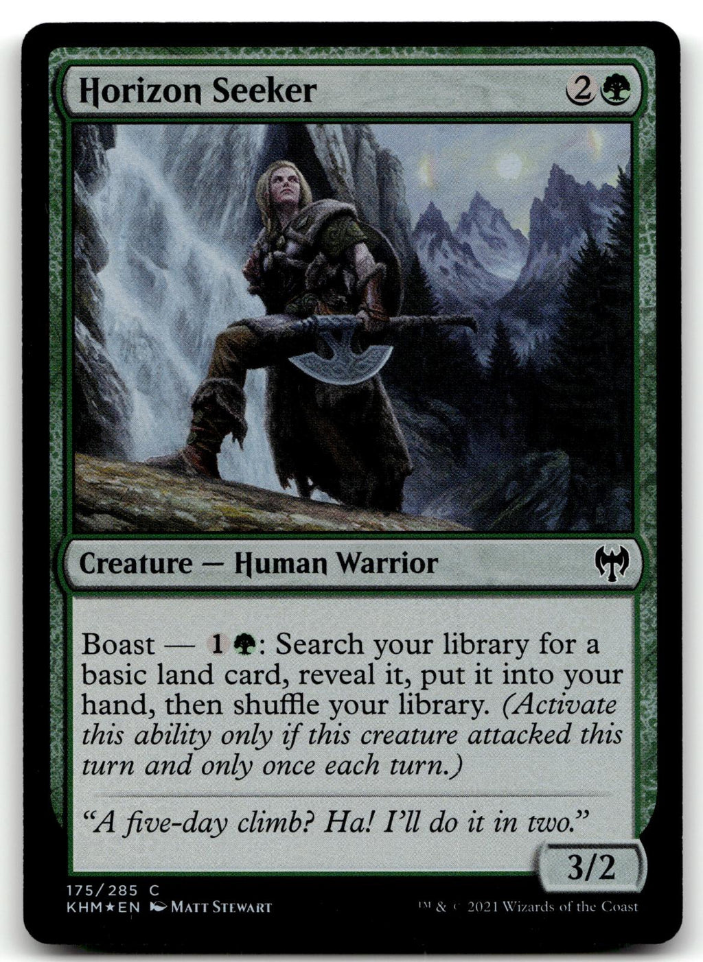 Horizon Seeker 175 Common Kaldheim Magic: The Gathering Foil Near Mint