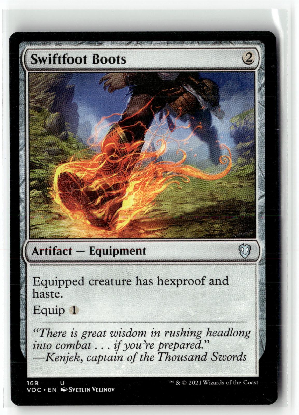 Swiftfoot Boots 169 Commander: Innistrad: Crimson Vow Magic: The Gathering NM
