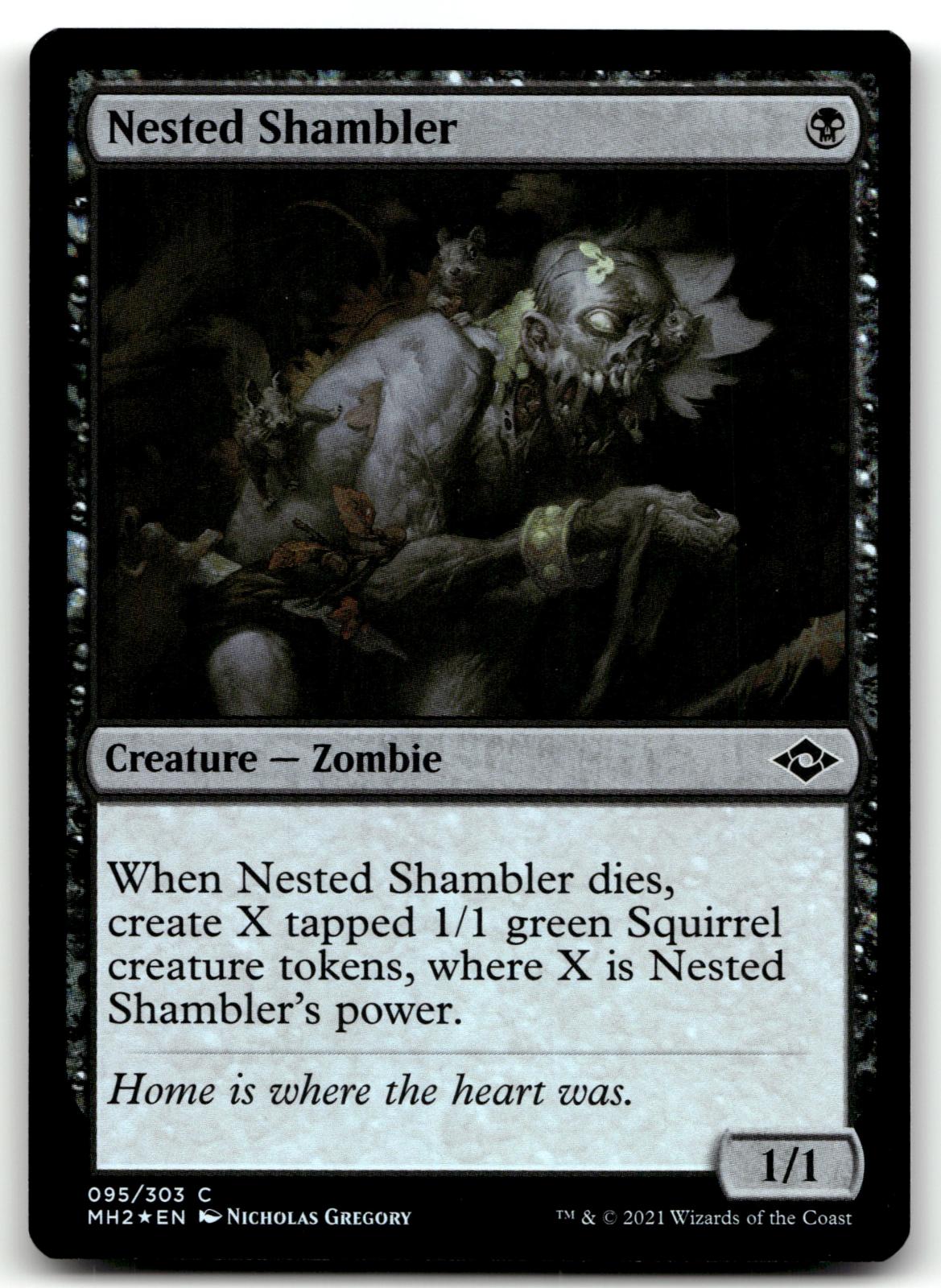 Nested Shambler 95 Common Modern Horizons 2 Magic: The Gathering Foil Near Mint