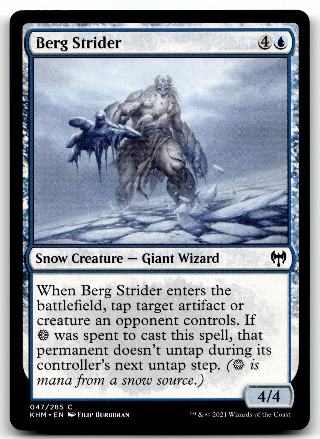 Berg Strider 47 Common Kaldheim Magic: The Gathering Near Mint