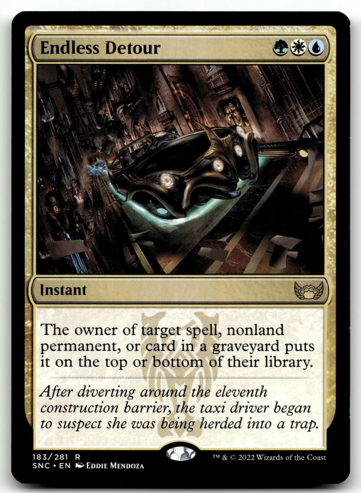 Endless Detour 183 Rare Streets of New Capenna Magic: The Gathering Near Mint