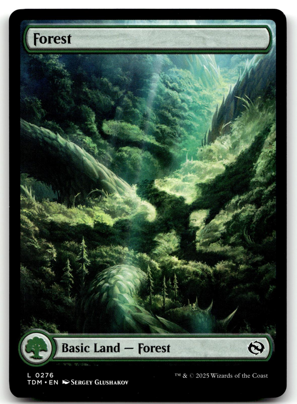 Forest (0276) 276 Land Tarkir: Dragonstorm Magic: The Gathering Near Mint