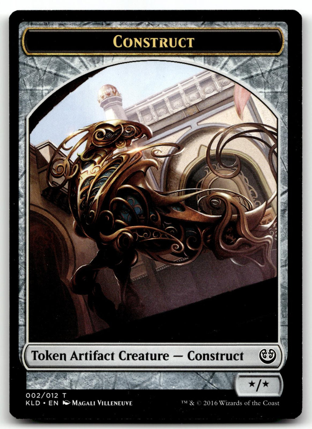 Construct Token (002) 2 Token Kaladesh Magic: The Gathering Near Mint