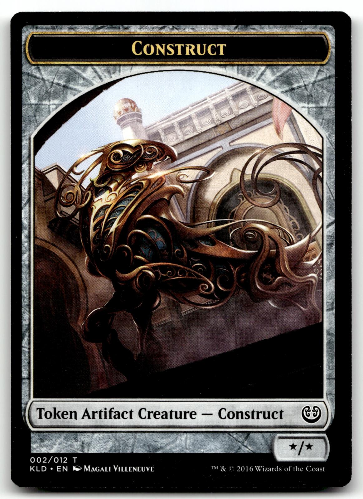 Construct Token (002) 2 Token Kaladesh Magic: The Gathering Near Mint