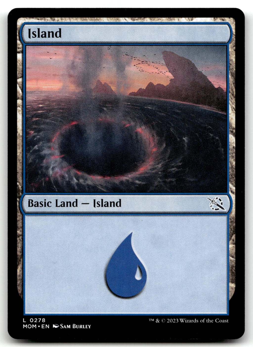 Island (0278) 278 Land March of the Machine Magic: The Gathering Near Mint